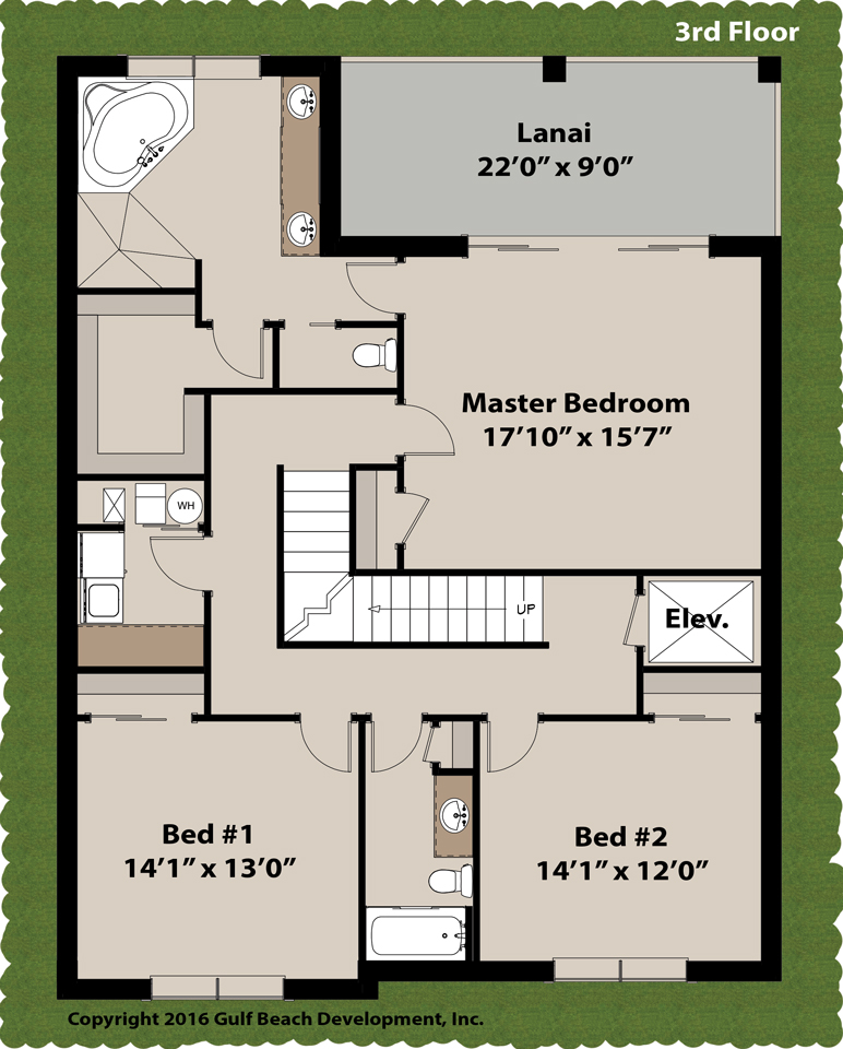 Island Key Florida House Plan Gast Homes