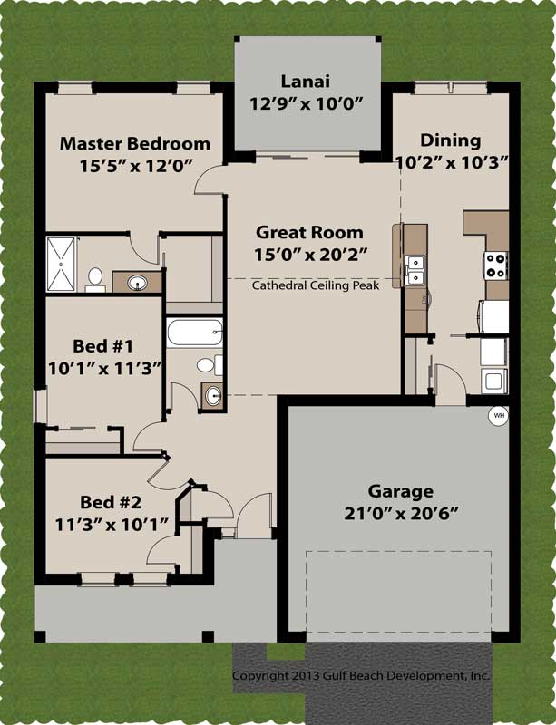 Royal Oaks Florida House Plan Gast Homes